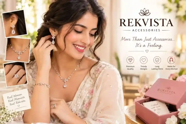 Elegant jewellery on display at Rekvista Accessories
